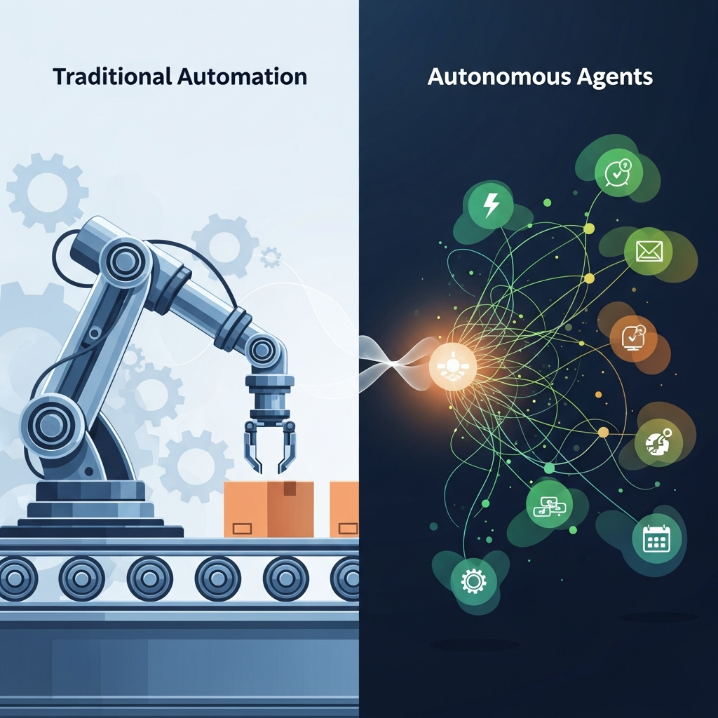 Autonomous Agents vs Traditional Automation: A Practical Comparison for Product Managers